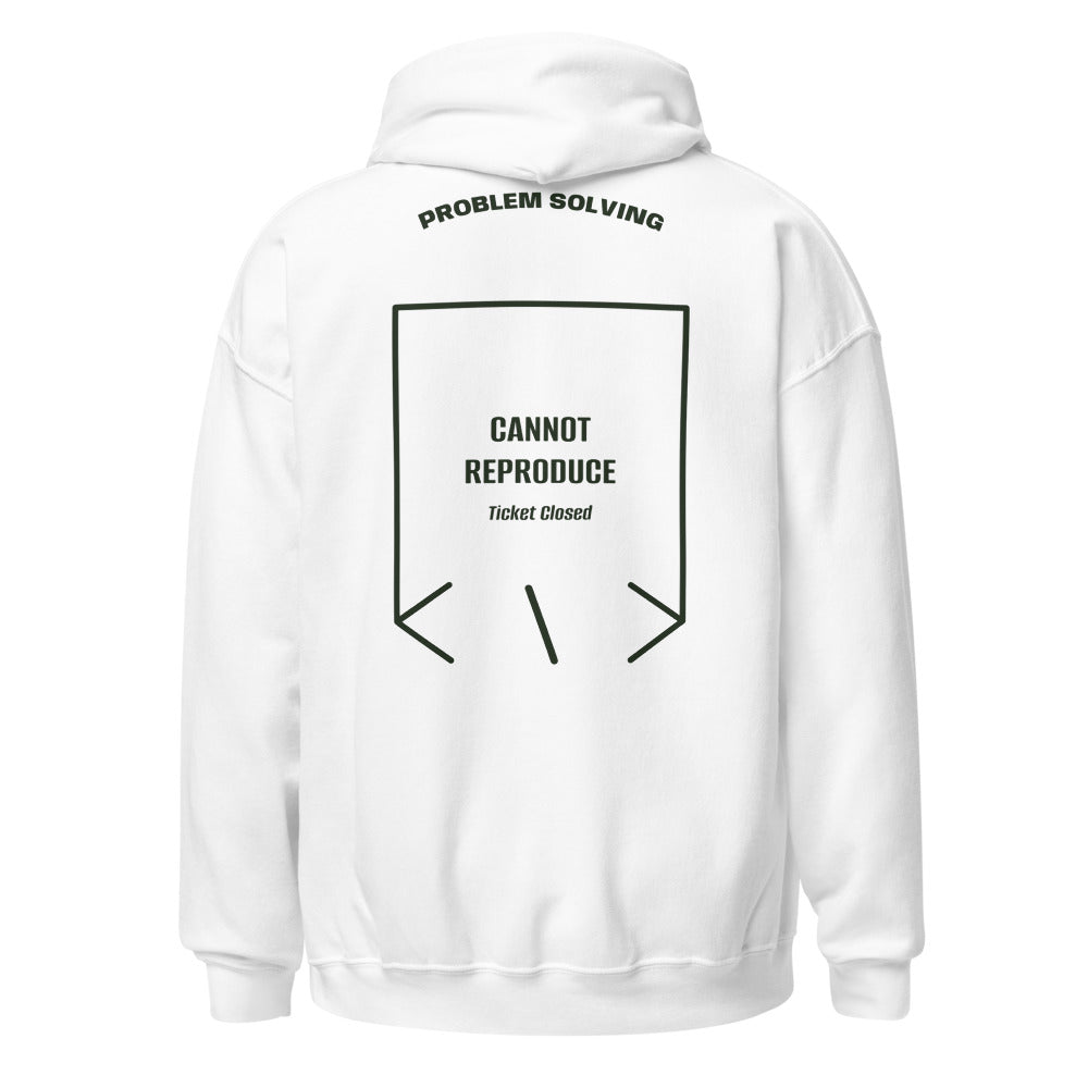 Cannot Reproduce — White Forest Green back mockup