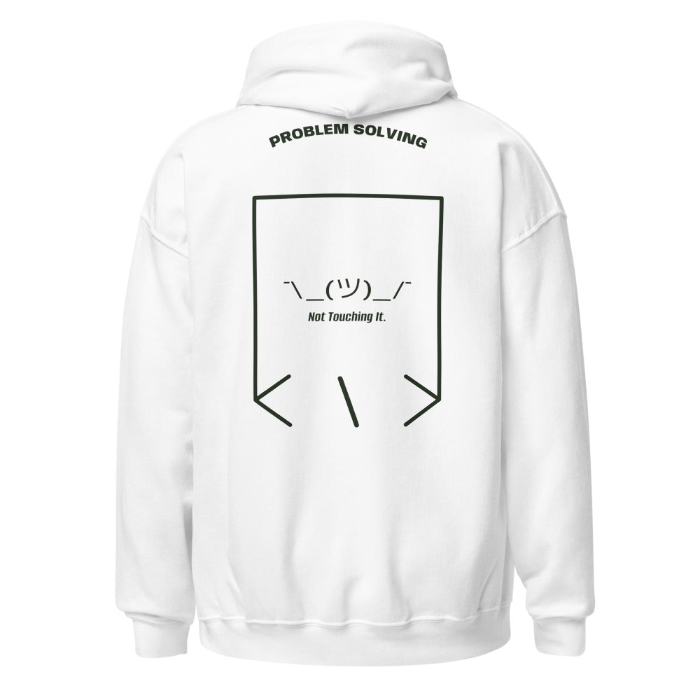 ¯\_(ツ)_/¯ — White Forest Green back mockup