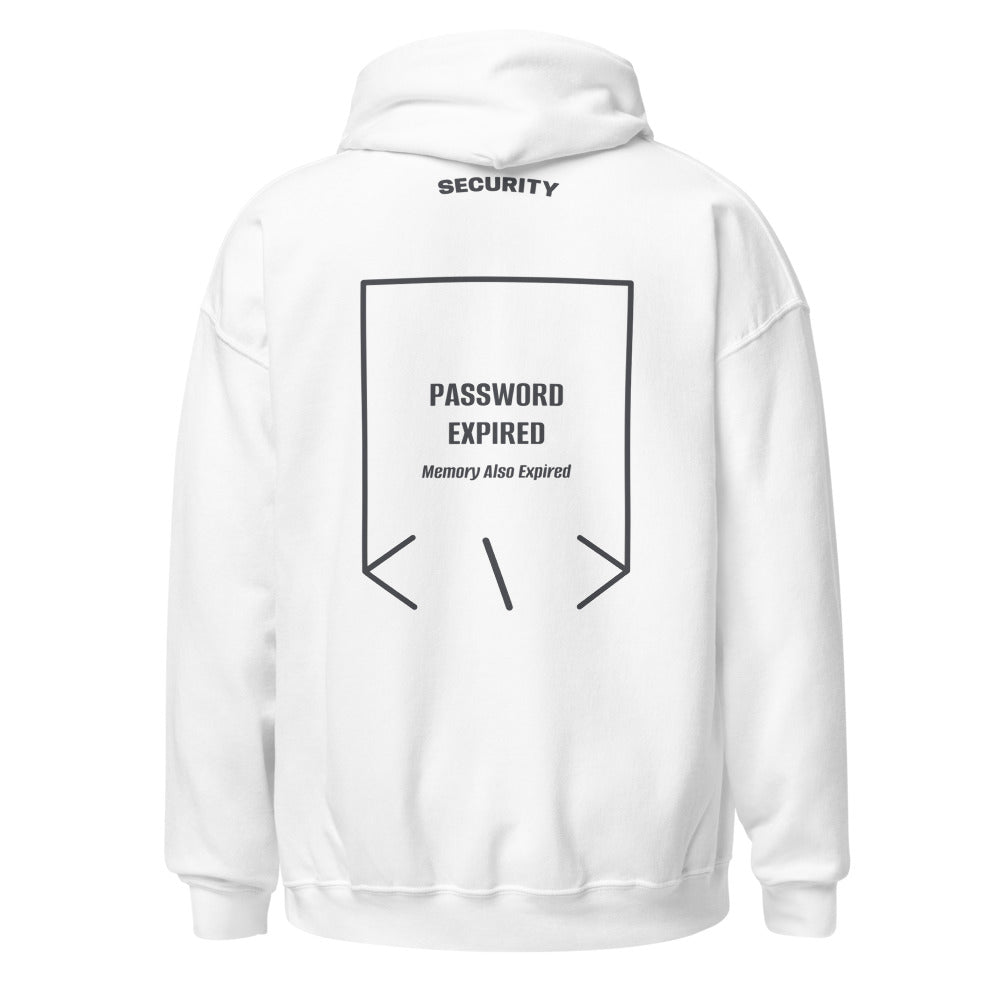 Password Expired — White Dark Heather back mockup