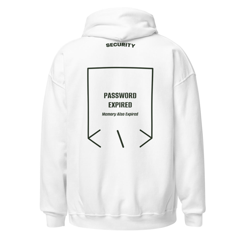 Password Expired — White Forest Green back mockup