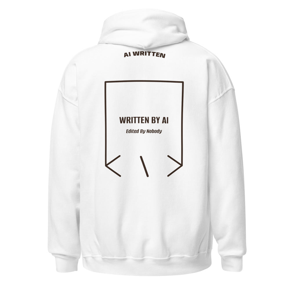 Written By AI — White Dark Chocolate back mockup