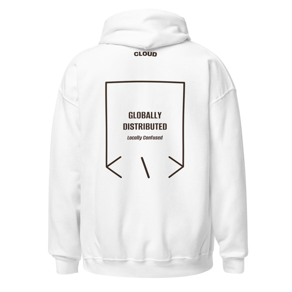 Globally Distributed — White Dark Chocolate back mockup