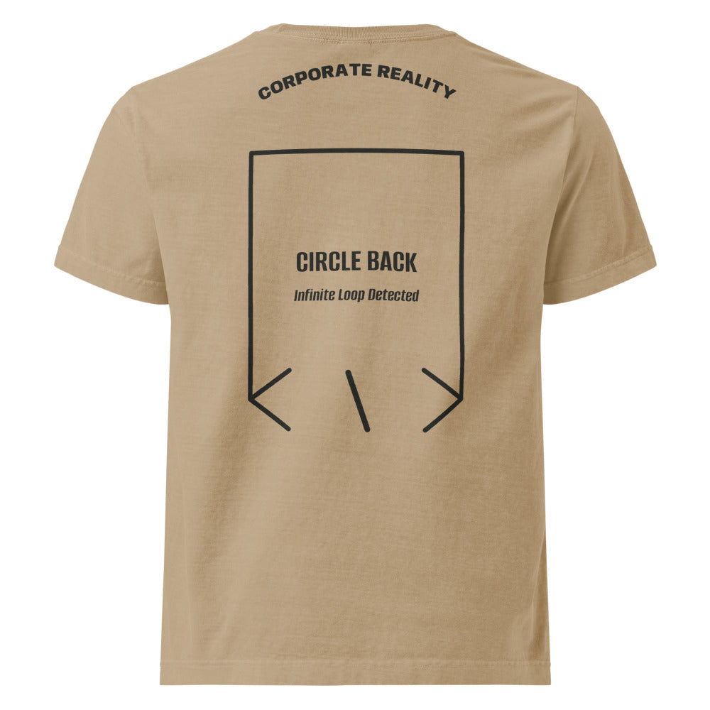 Circle Back — Khaki Washed Black back mockup