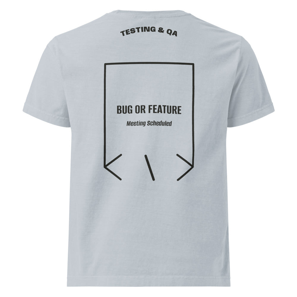 Bug Or Feature — Light Washed Denim Washed Black back mockup