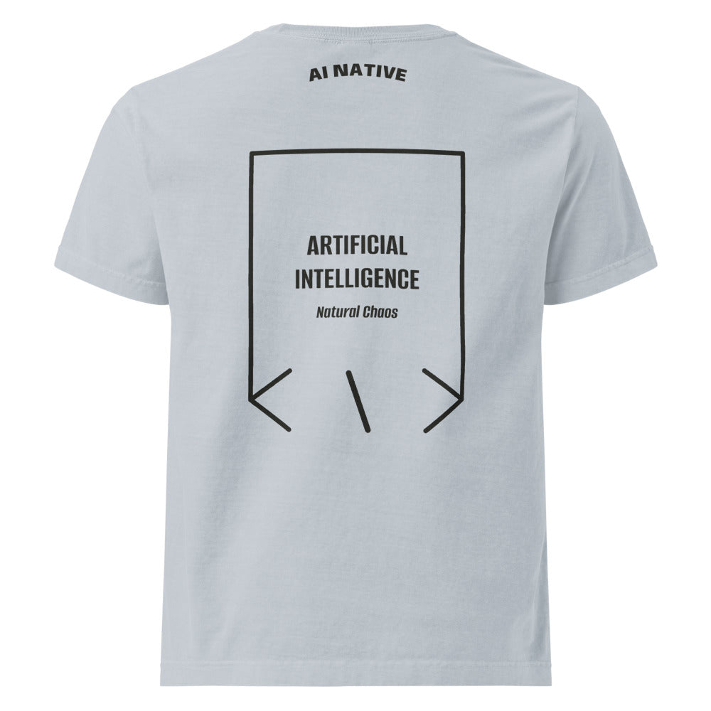 Artificial Intelligence — Light Washed Denim Washed Black back mockup