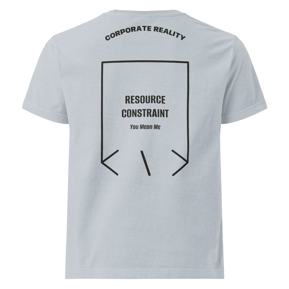 Resource Constraint — Light Washed Denim Washed Black back mockup