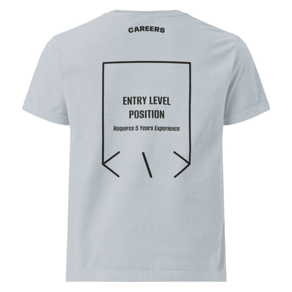 Entry Level Position — Light Washed Denim Washed Black back mockup
