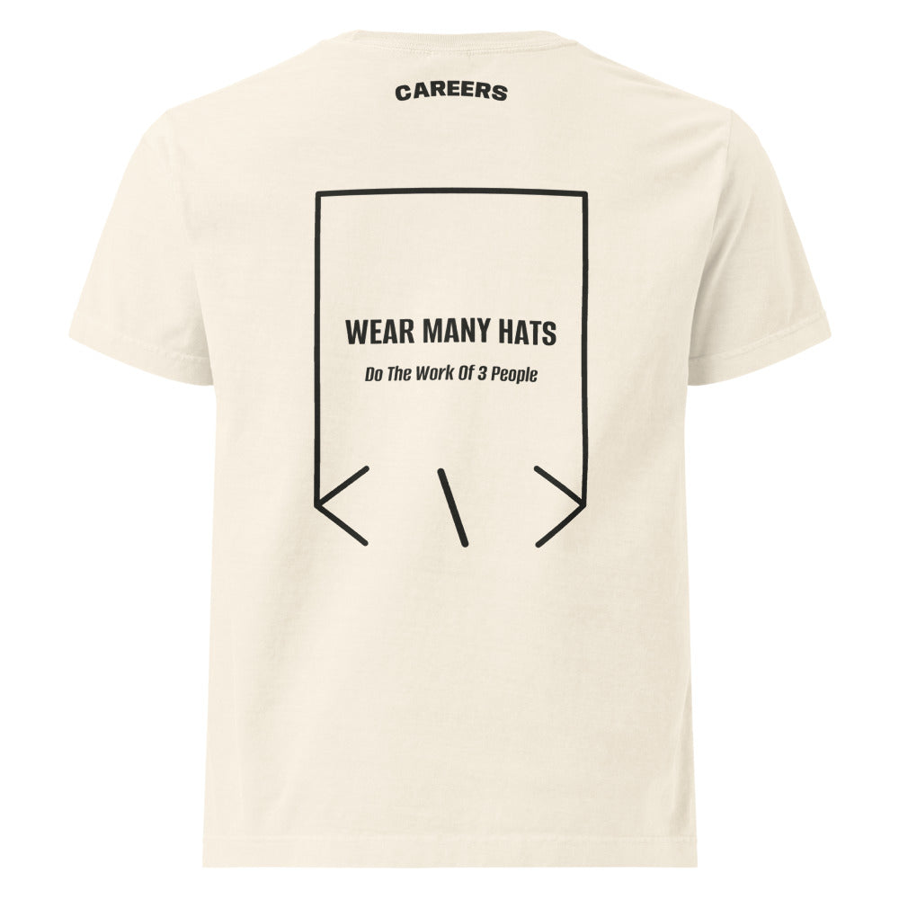 Wear Many Hats — secondary back mockup
