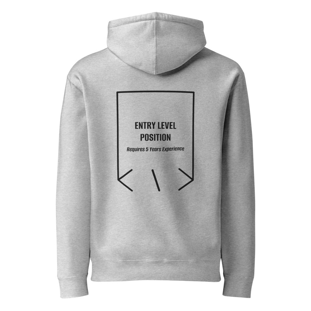 Entry Level Position — Grey Heather Black Camo back mockup