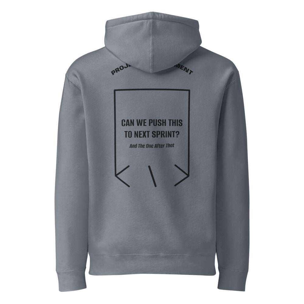 Can We Push This To Next Sprint? — secondary back mockup
