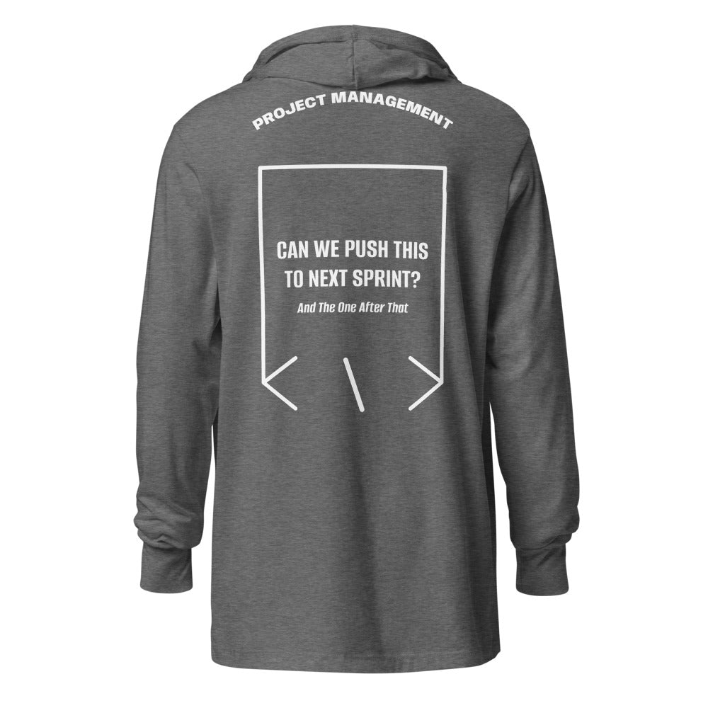 Can We Push This To Next Sprint? — Grey Triblend White back mockup