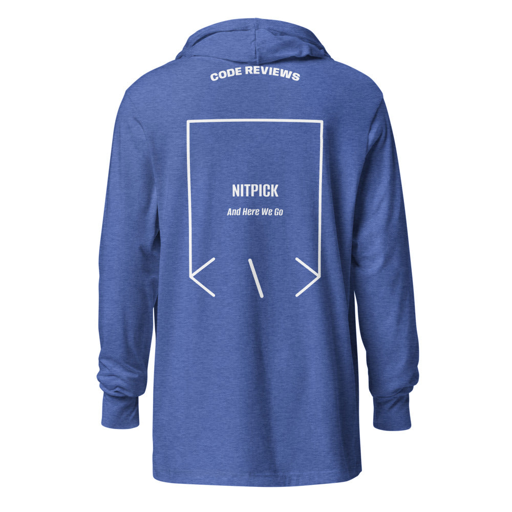 Nitpick — Heather True Royal White back mockup