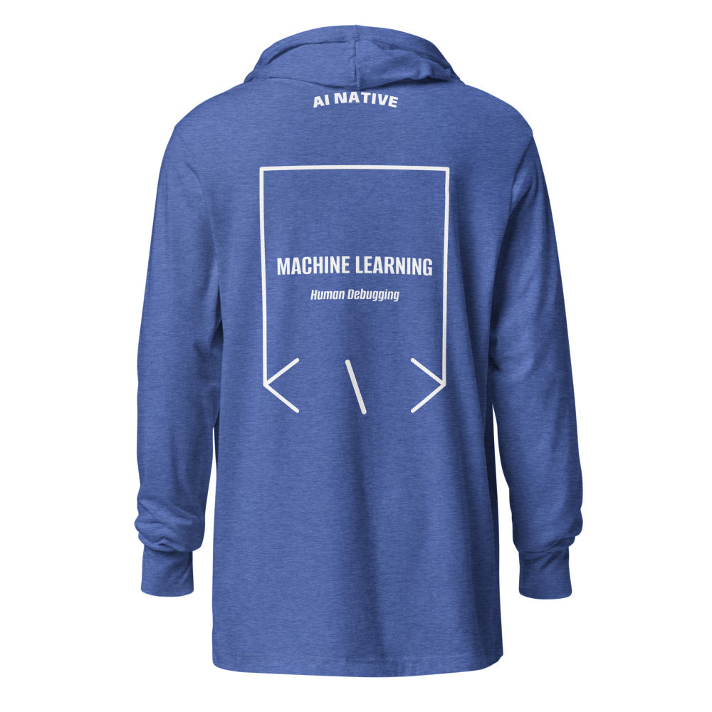 Machine Learning — Heather True Royal White back mockup