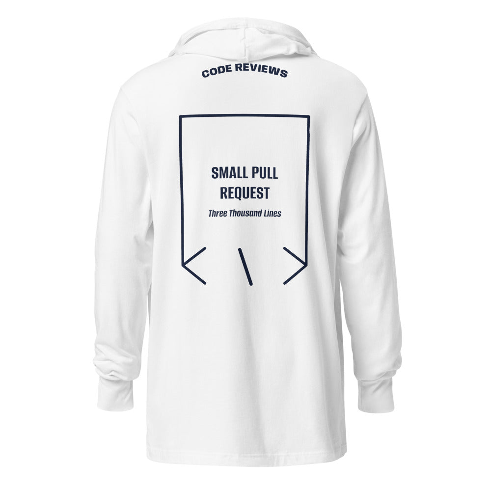 Small Pull Request — White Heather Navy back mockup