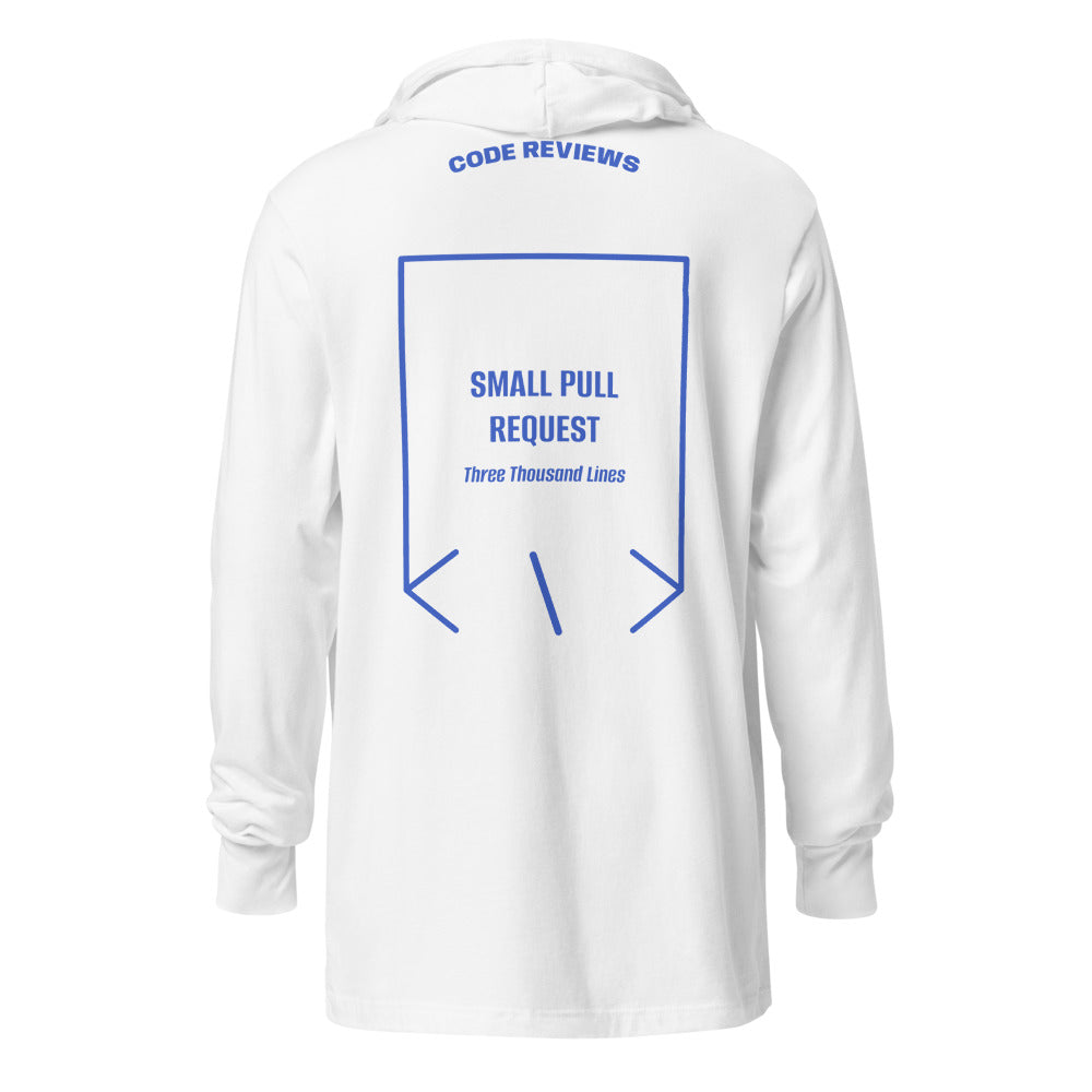 Small Pull Request — White Heather True Royal back mockup