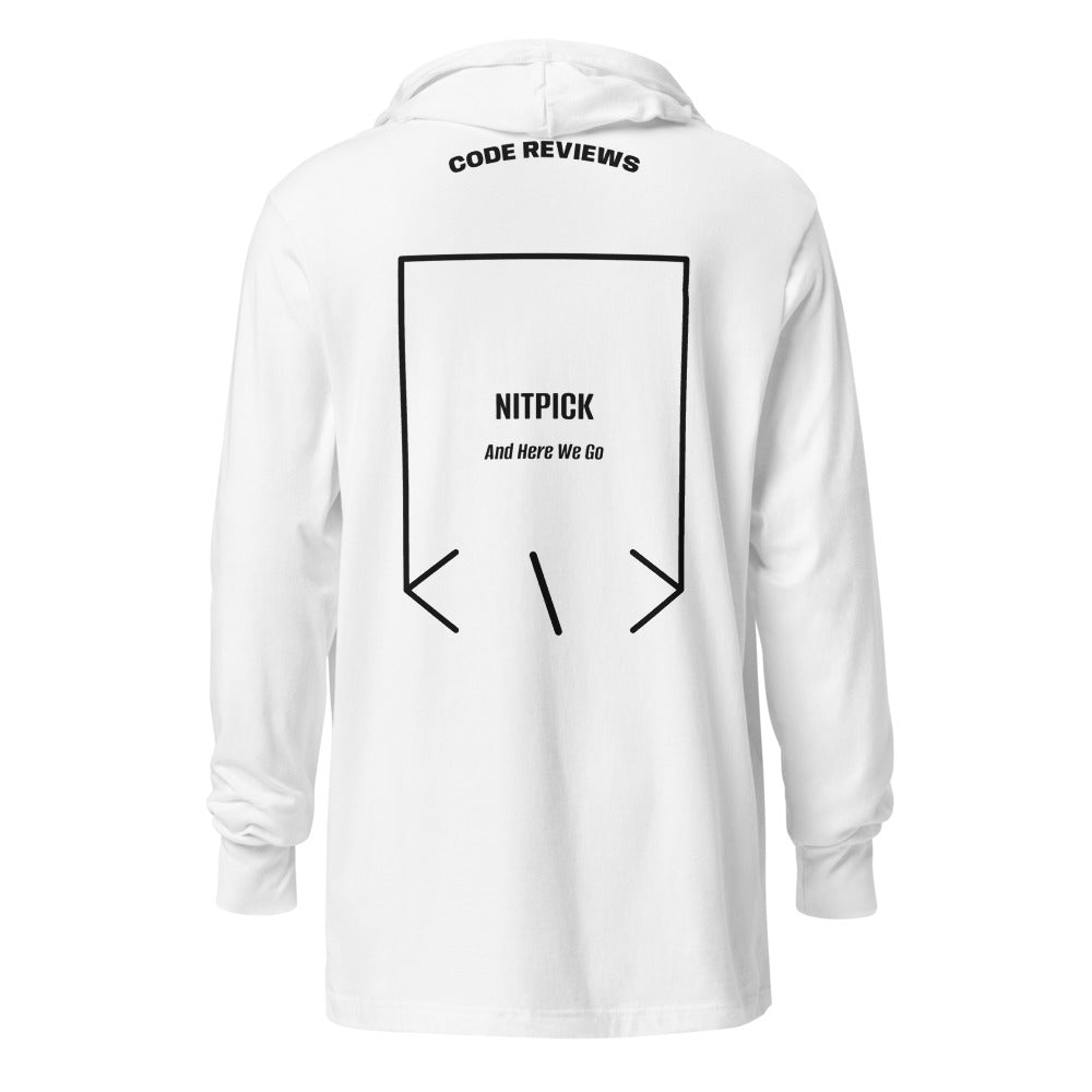 Nitpick — White Charcoal-Black Triblend back mockup