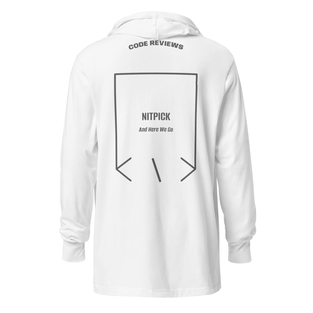 Nitpick — White Grey Triblend back mockup