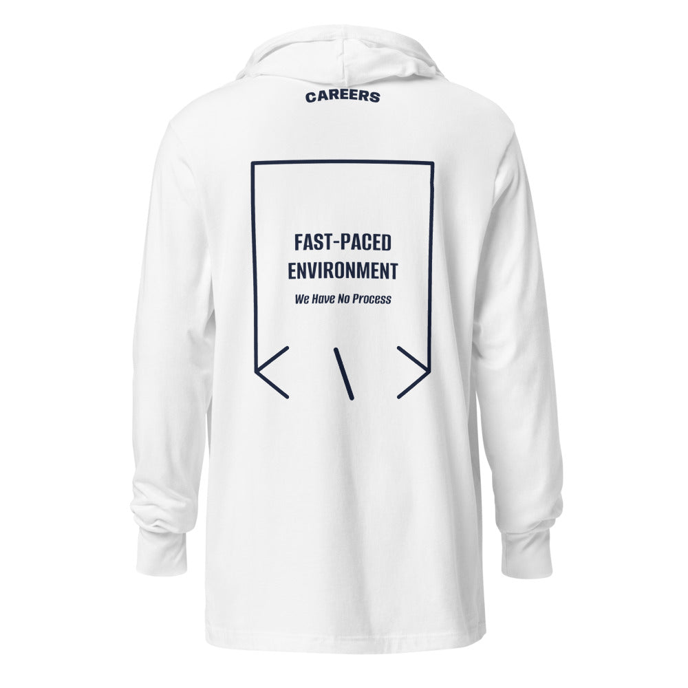 Fast-Paced Environment — White Heather Navy back mockup