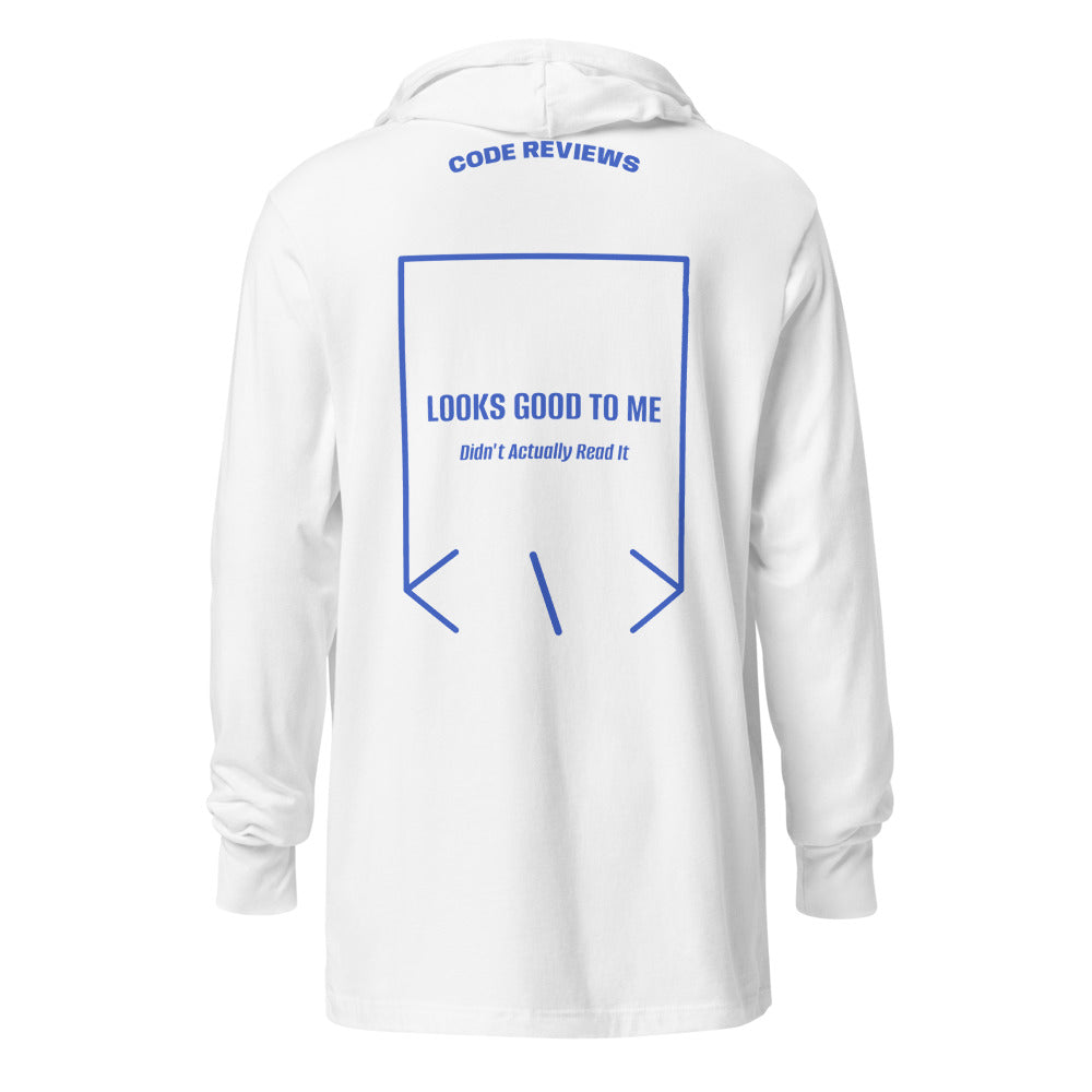 Looks Good To Me — White Heather True Royal back mockup