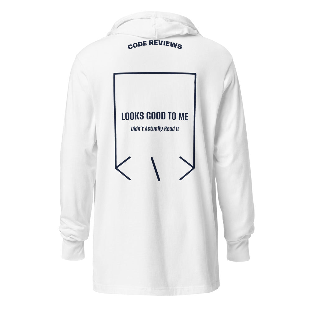 Looks Good To Me — White Heather Navy back mockup