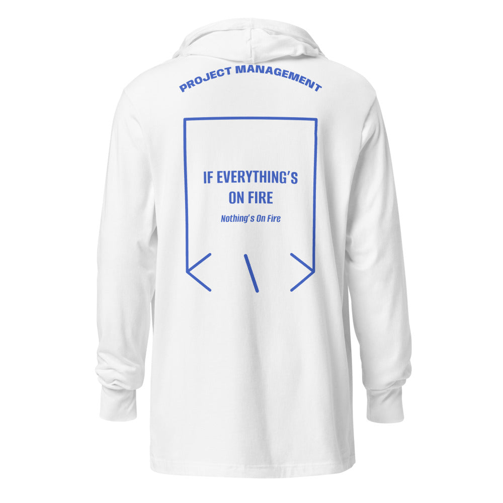 If Everything’s On Fire — White Heather True Royal back mockup