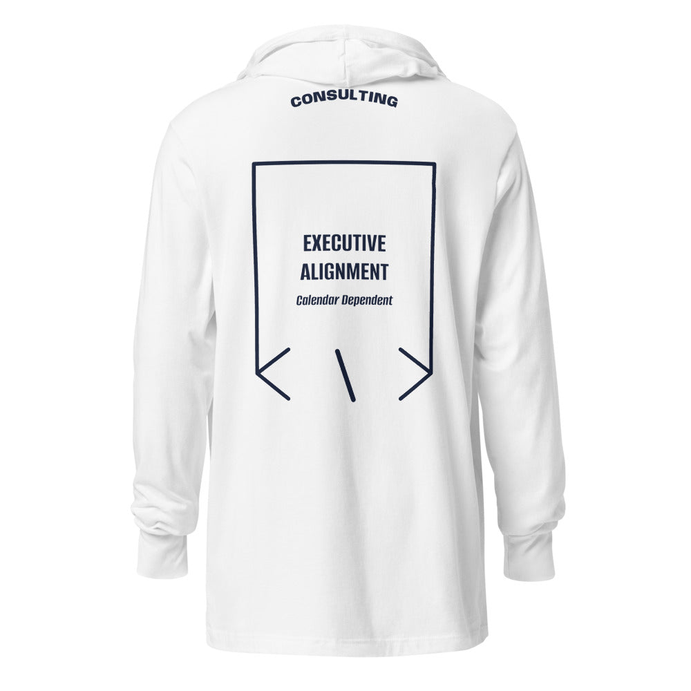 Executive Alignment — White Heather Navy back mockup