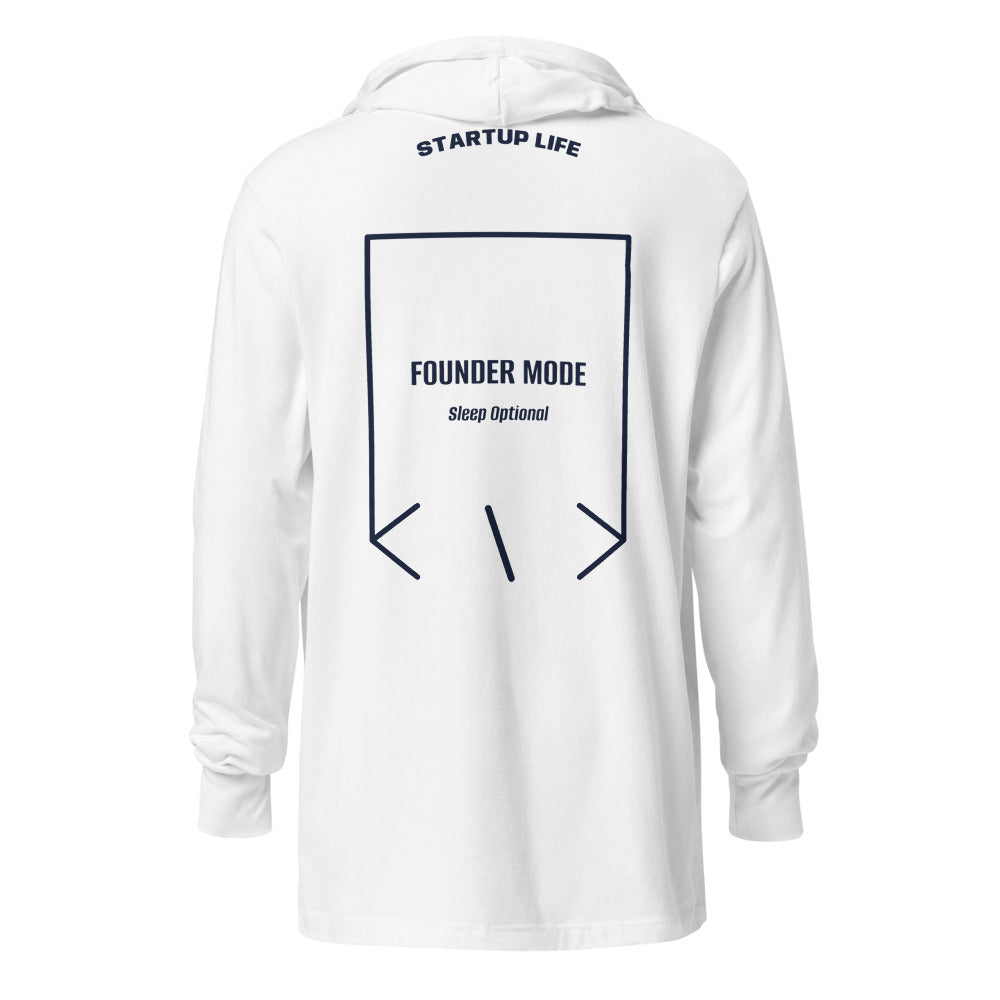 Founder Mode — White Heather Navy back mockup
