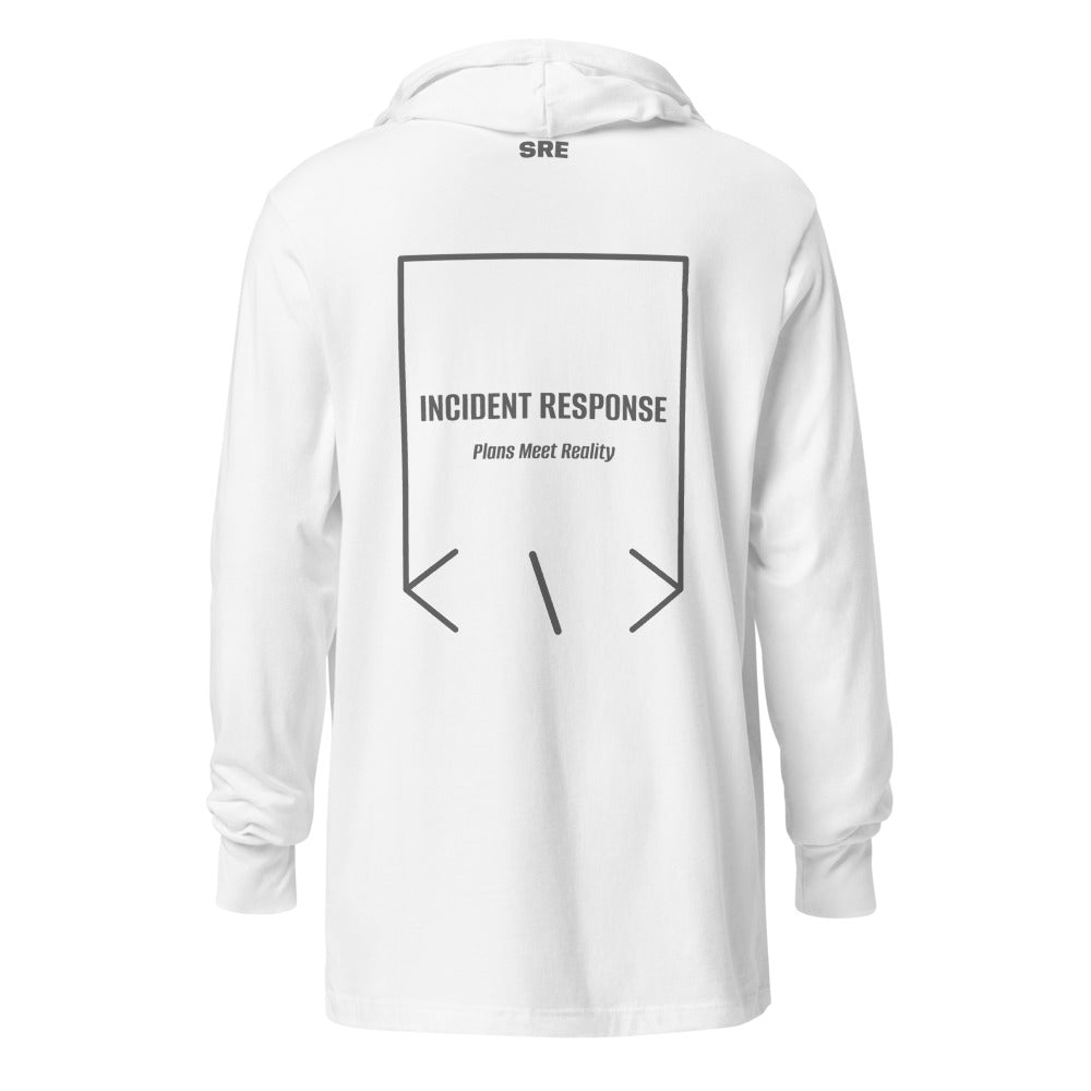 Incident Response — White Grey Triblend back mockup