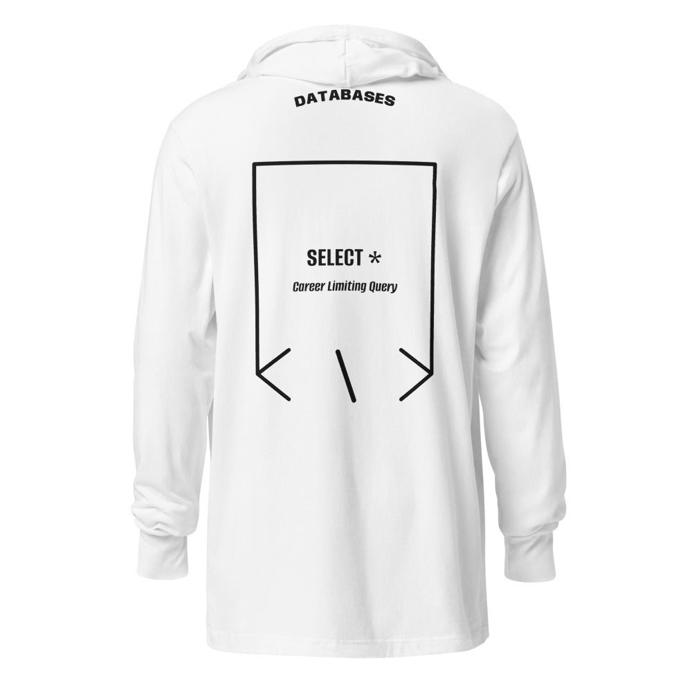 SELECT * — White Black back mockup