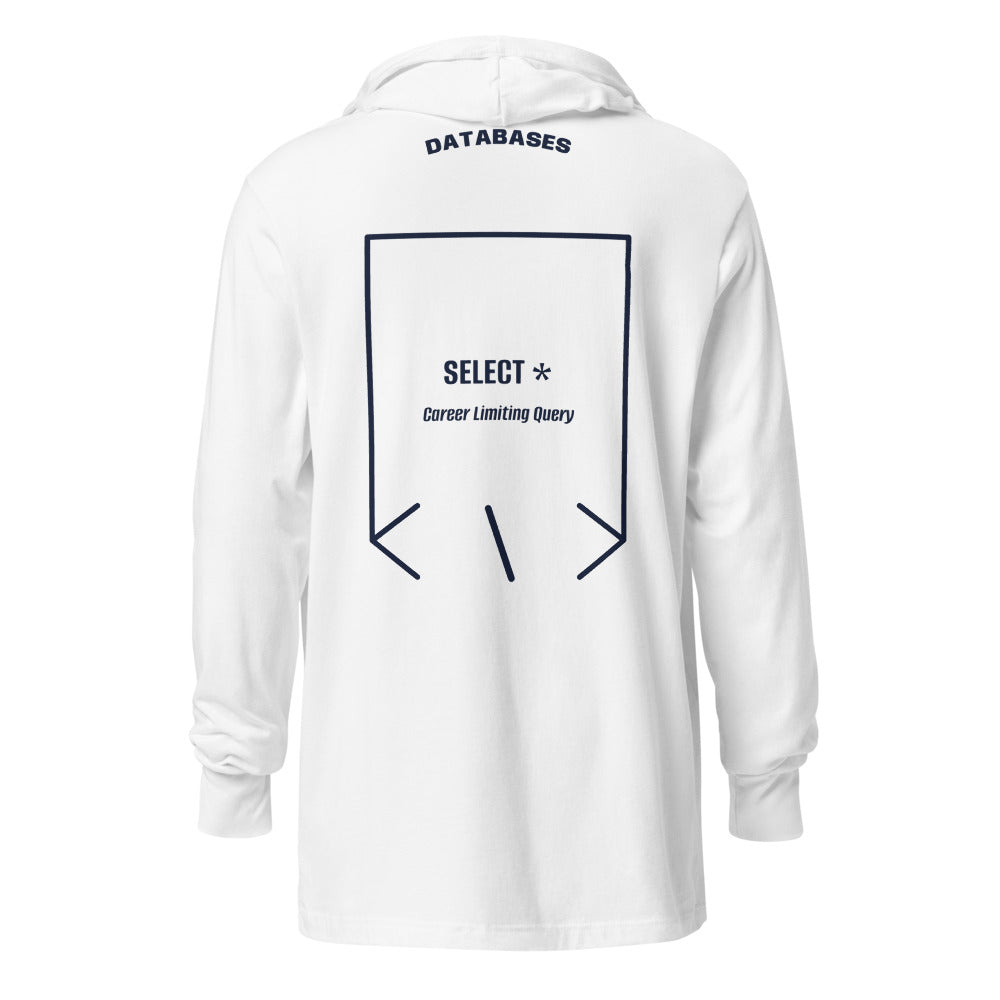 SELECT * — White Heather Navy back mockup