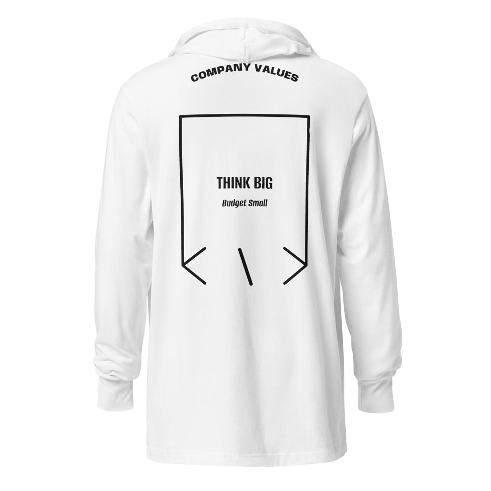 Think Big — White Black back mockup