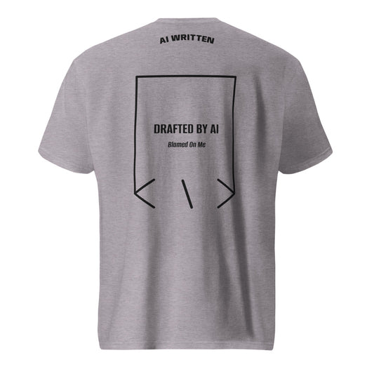 Drafted By AI — secondary back mockup