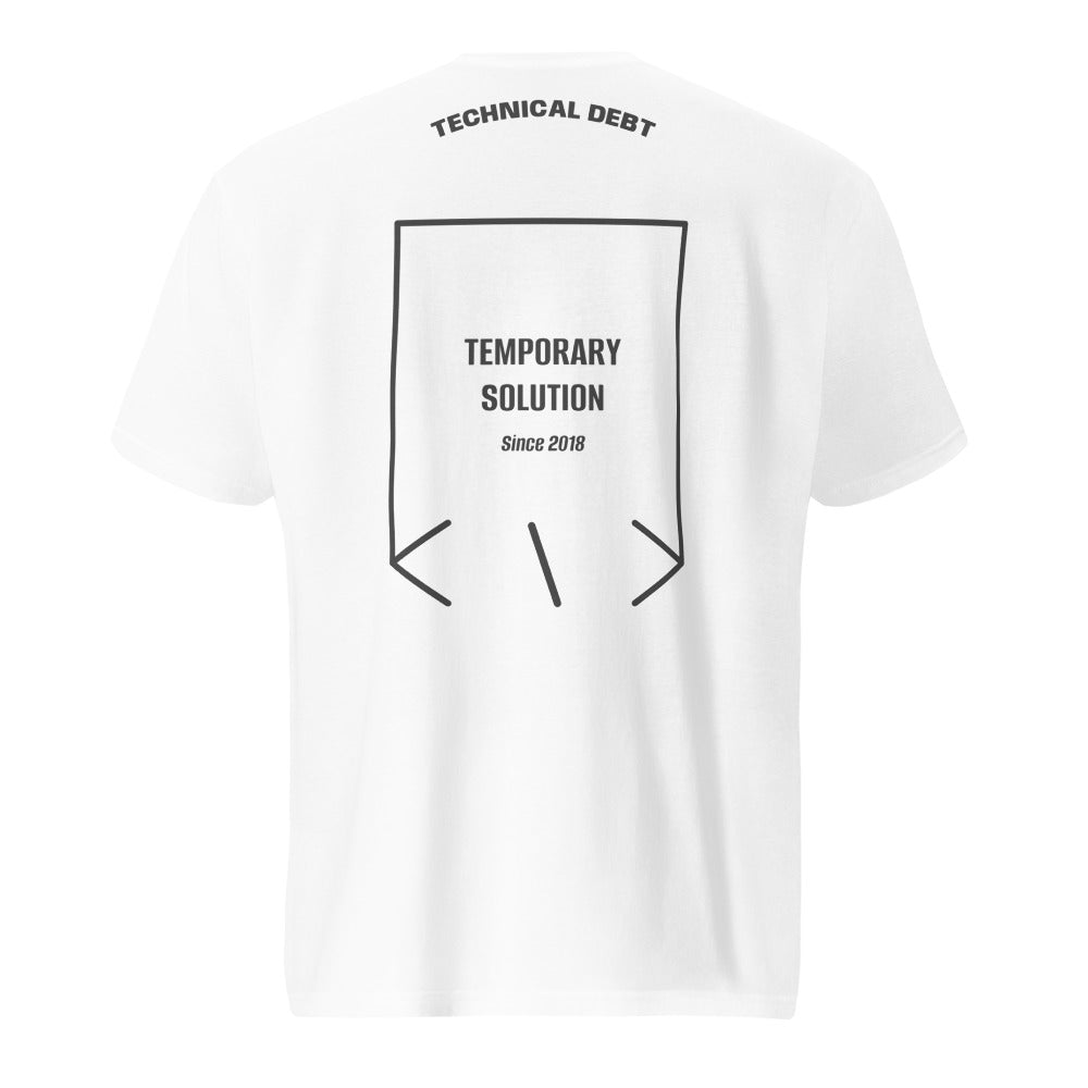 Temporary Solution — secondary back mockup