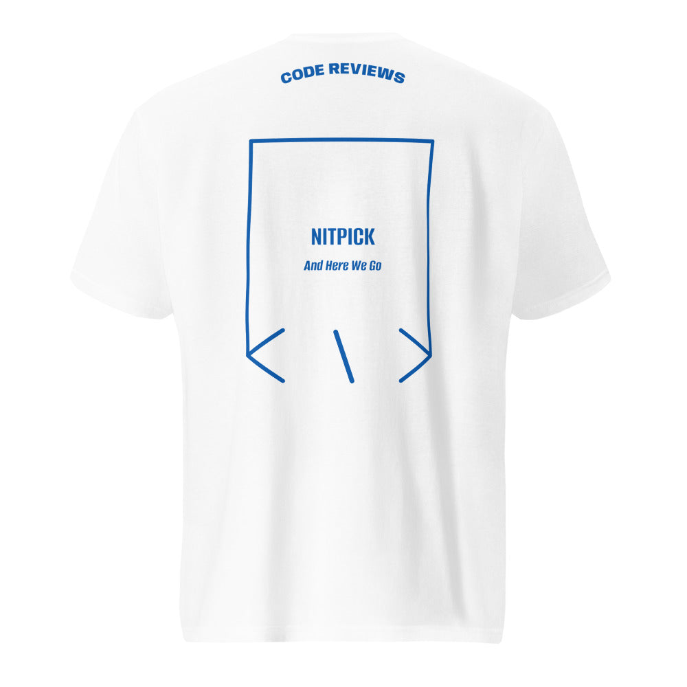 Nitpick — White Royal Blue back mockup