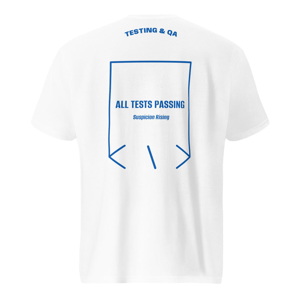 All Tests Passing — secondary back mockup