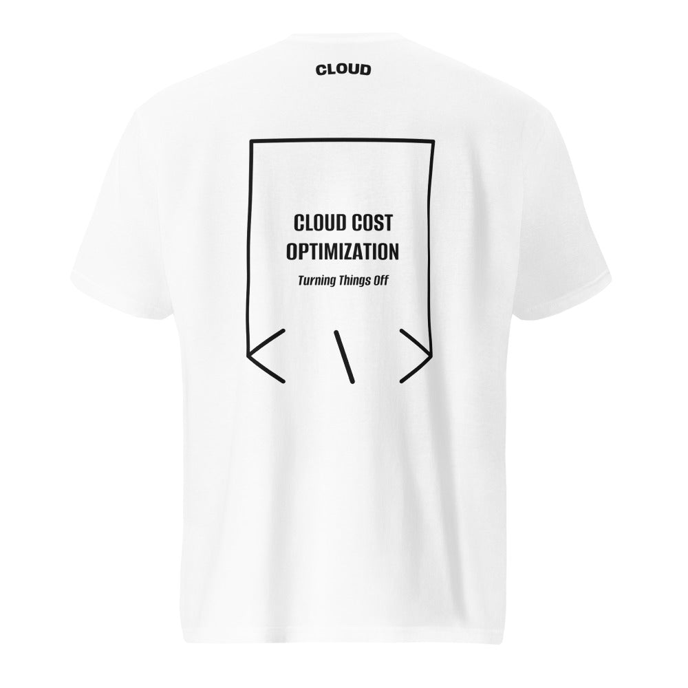 Cloud Cost Optimization — White Black back mockup