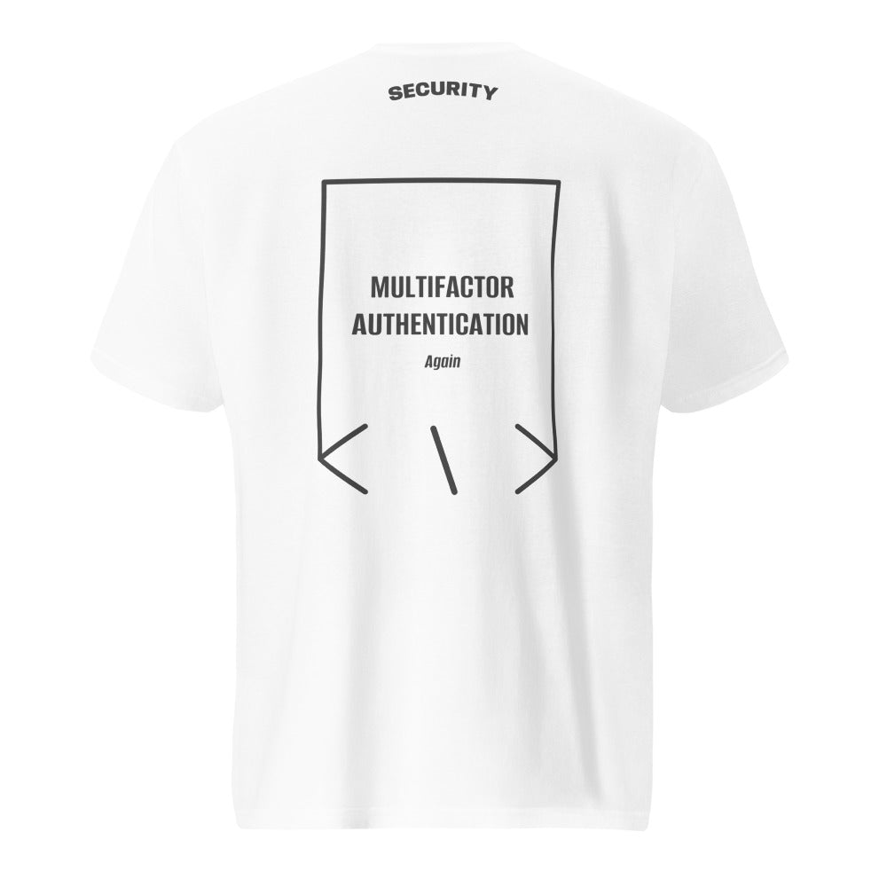 Multifactor Authentication — White Heather Dark Grey back mockup