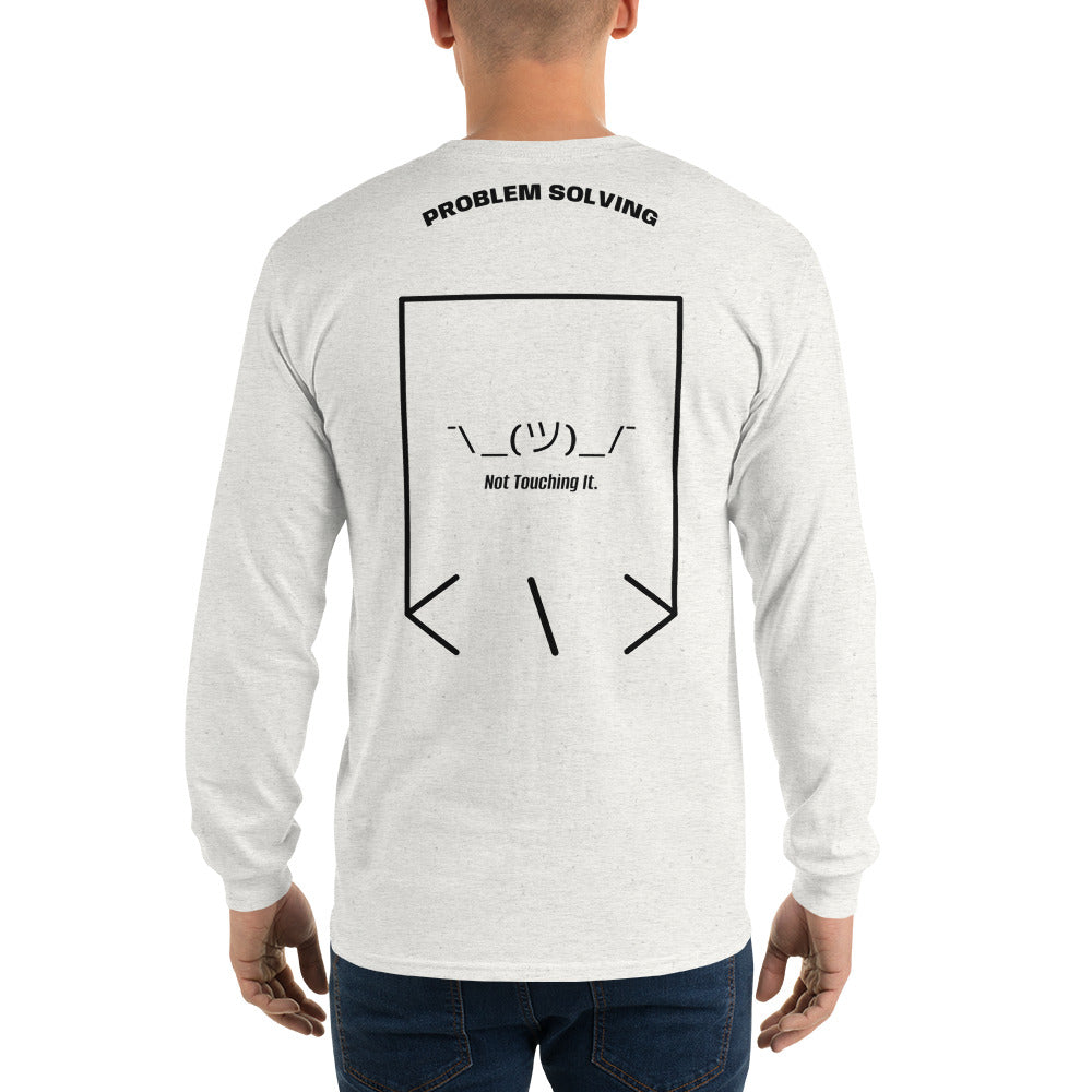 ¯\_(ツ)_/¯ — Ash Black back mockup