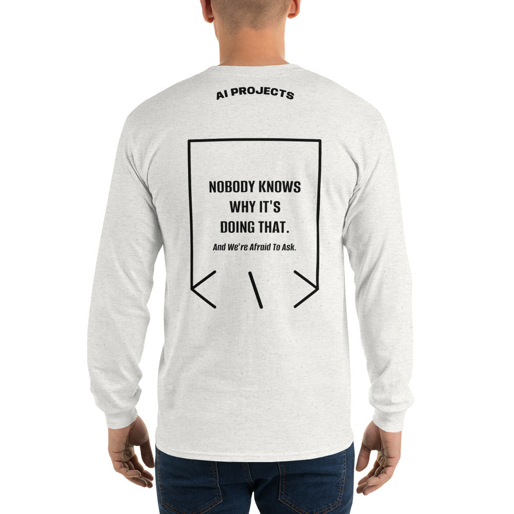 Nobody Knows Why It's Doing That. — Ash Black back mockup