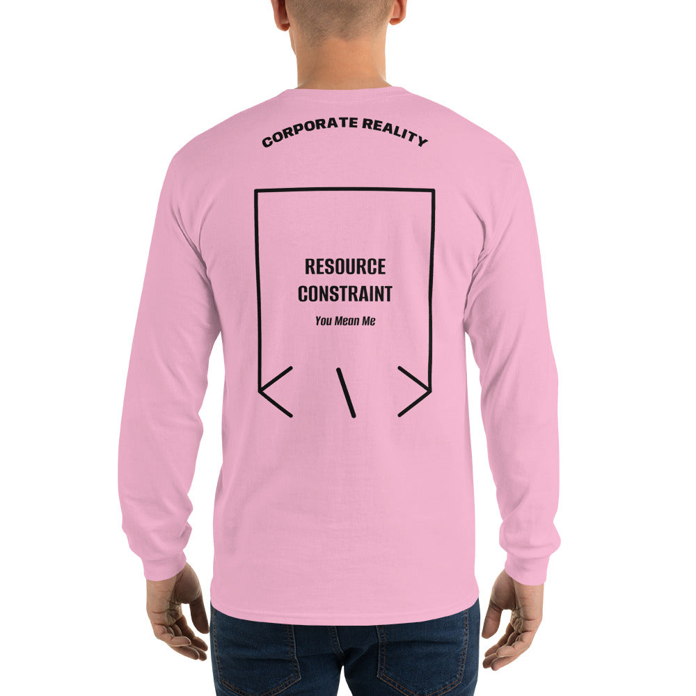 Resource Constraint — Light Pink Black back mockup