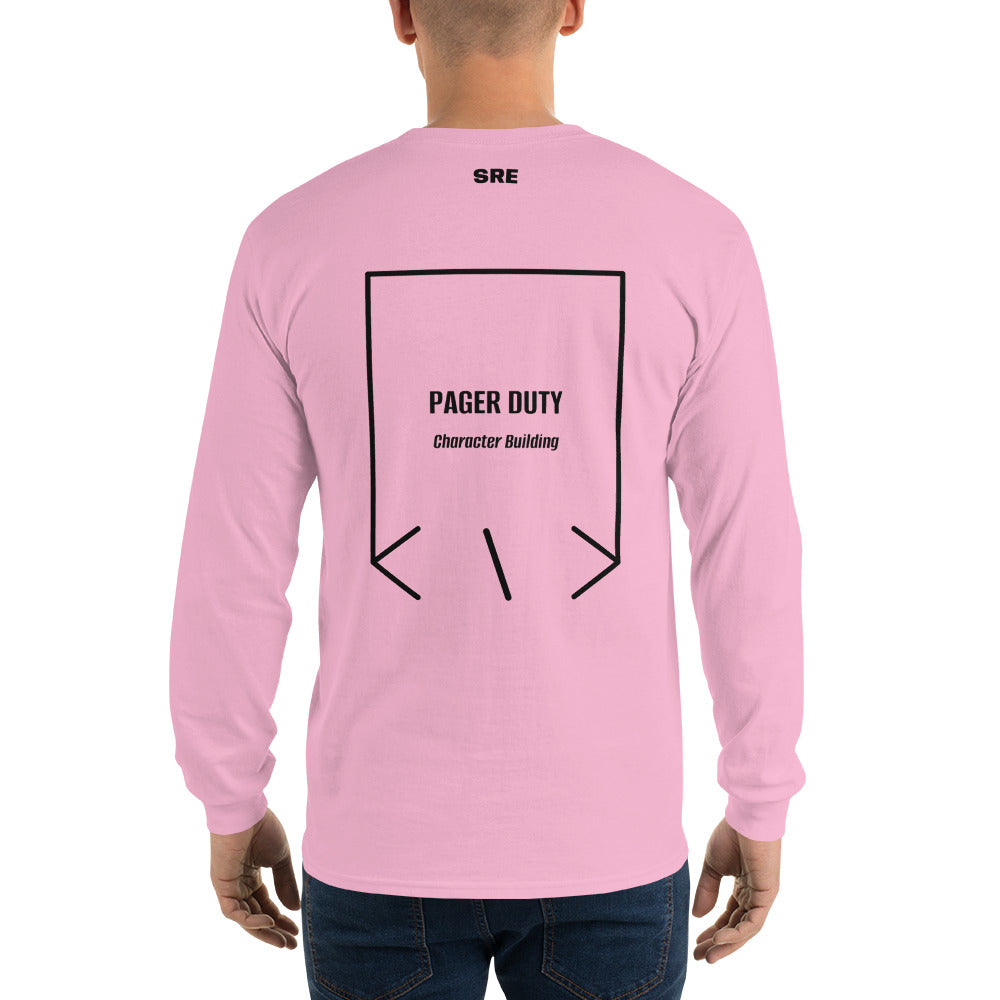 Pager Duty — secondary back mockup