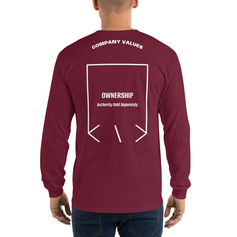 Ownership — Maroon White back mockup