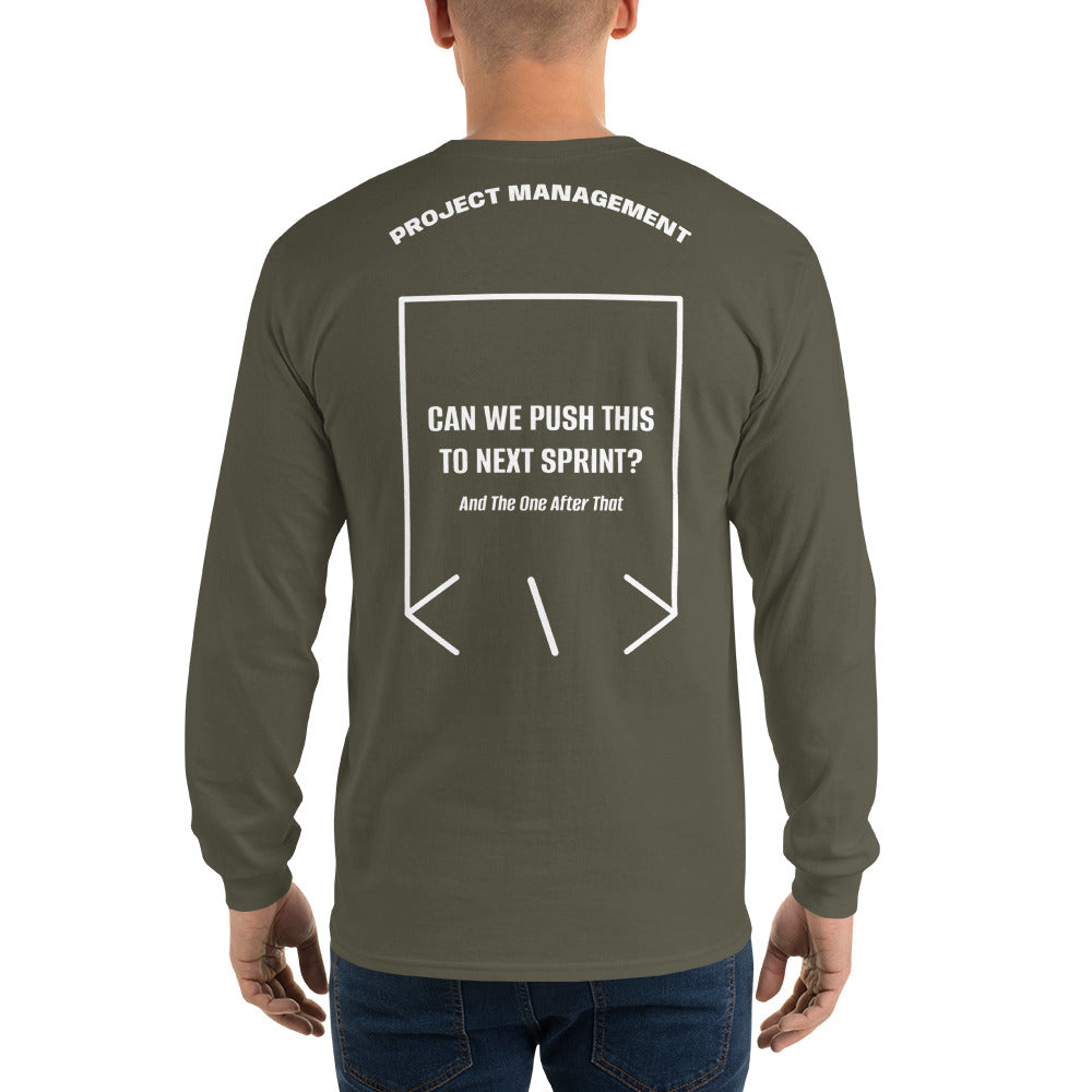 Can We Push This To Next Sprint? — Military Green White back mockup