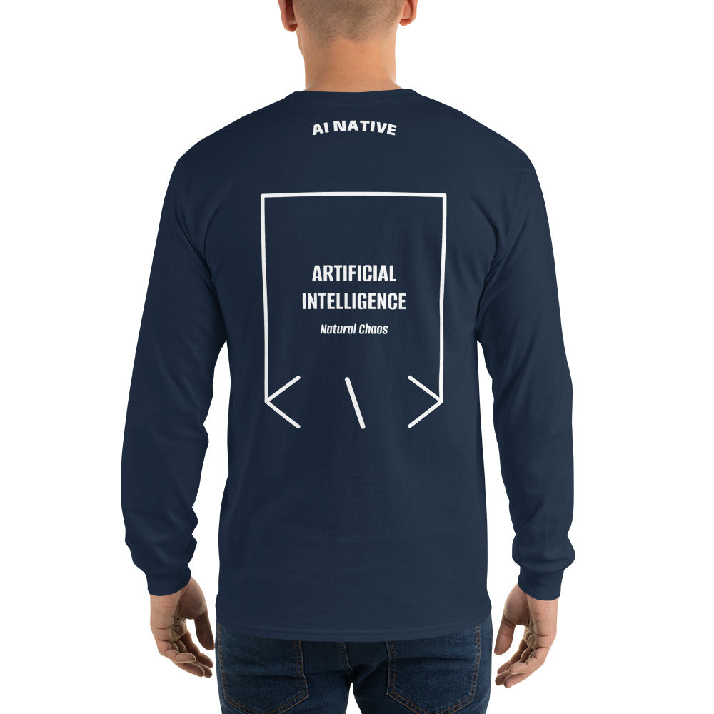 Artificial Intelligence — Navy White back mockup