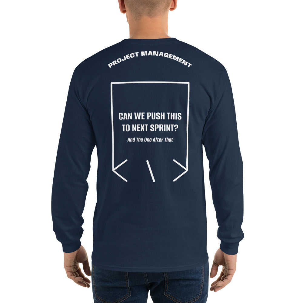 Can We Push This To Next Sprint? — Navy White back mockup