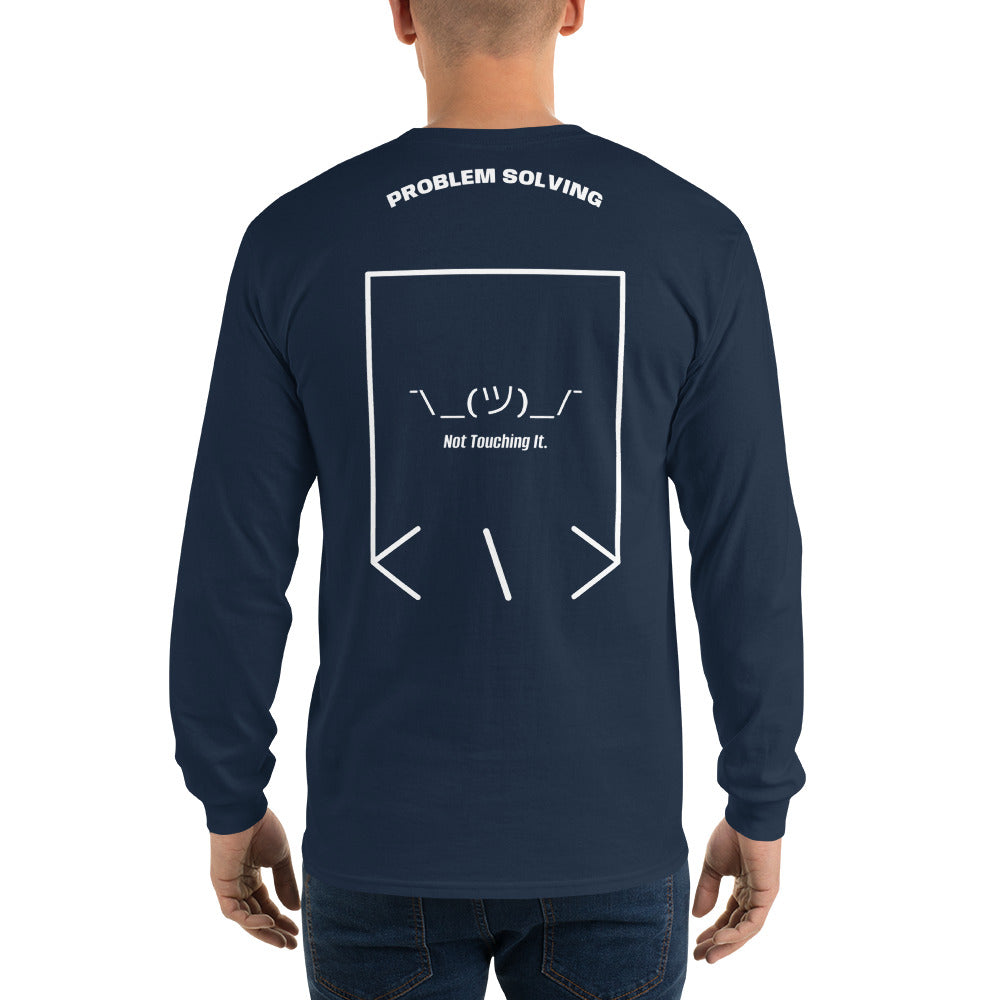 ¯\_(ツ)_/¯ — Navy White back mockup
