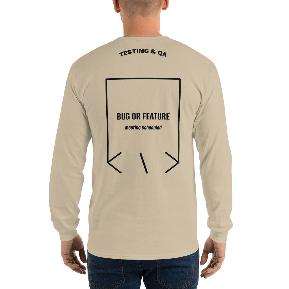 Bug Or Feature — Sand Black back mockup