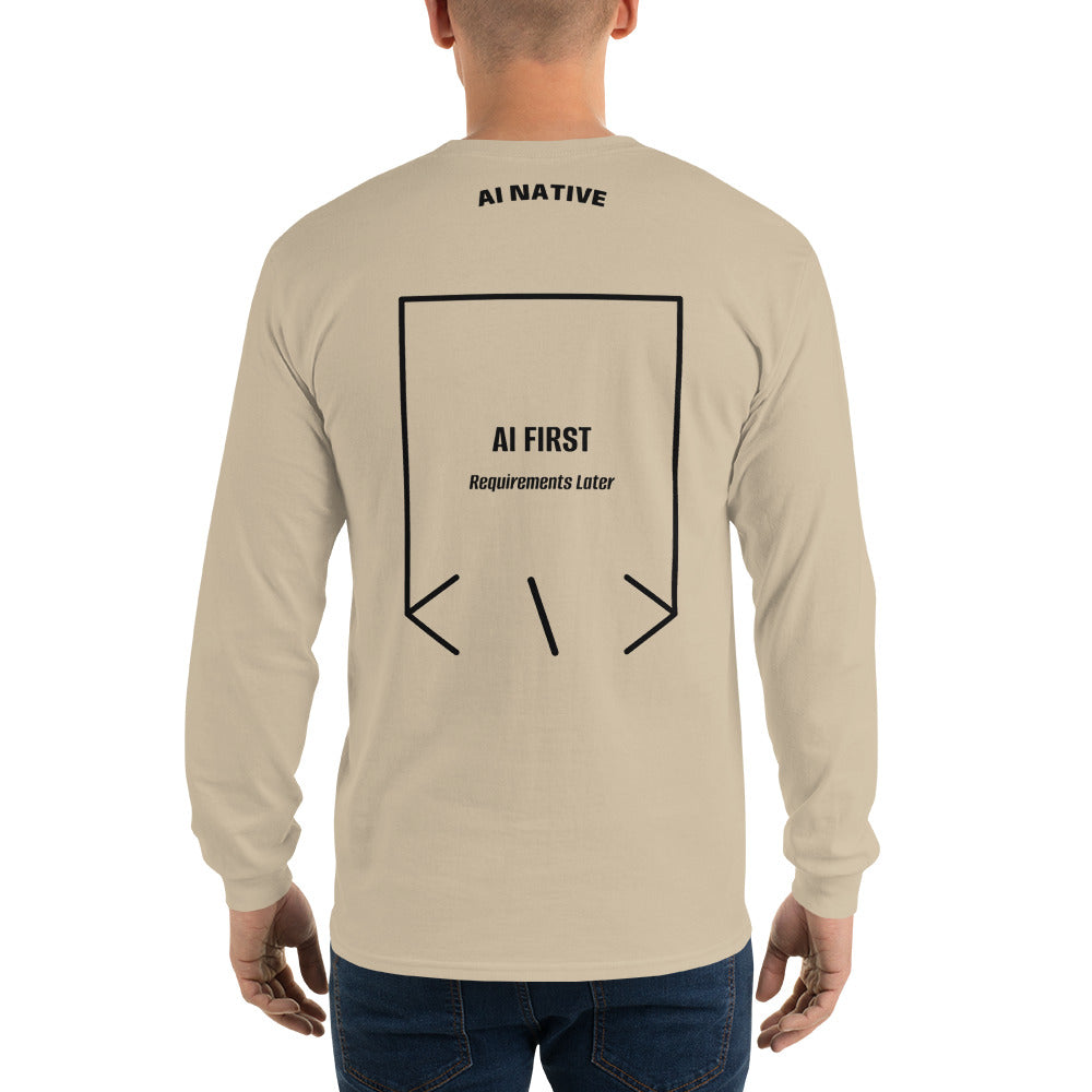 AI First — Sand Black back mockup
