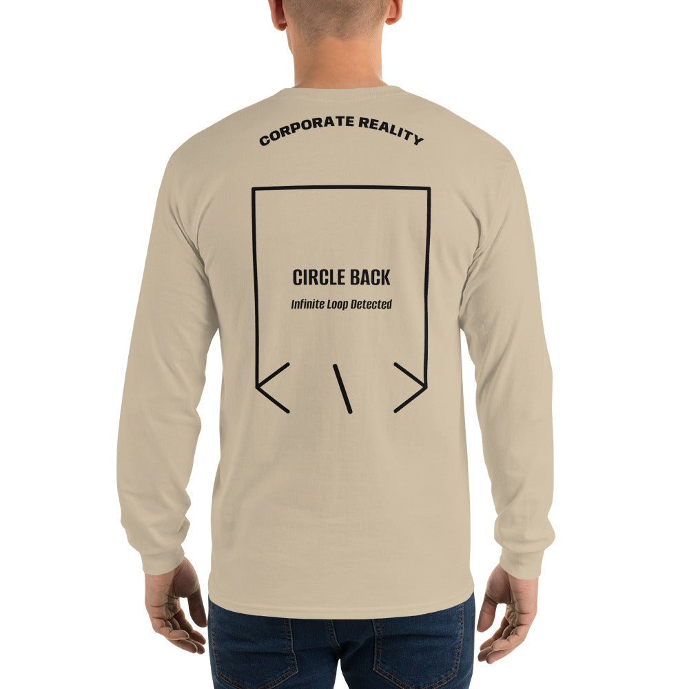Circle Back — Sand Black back mockup