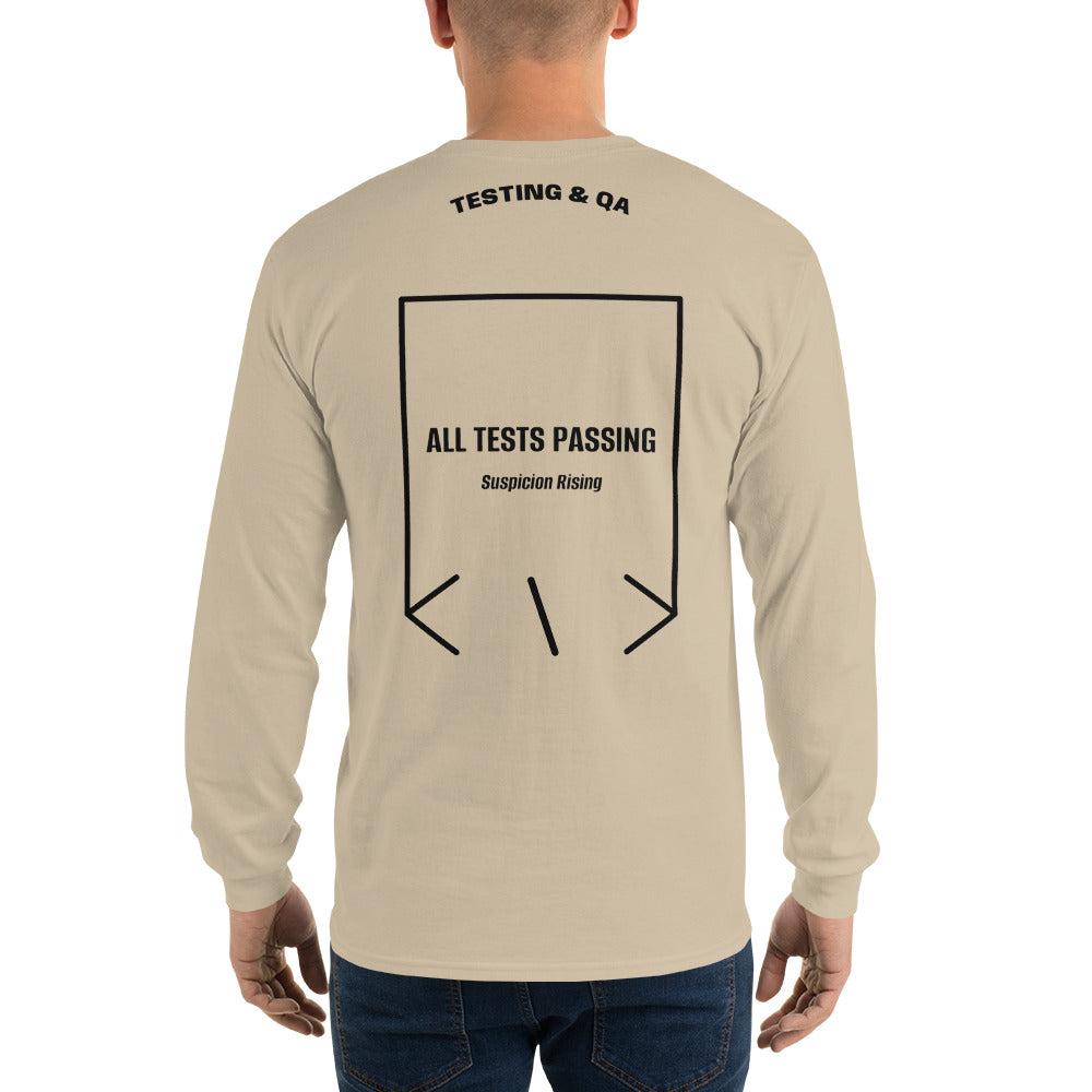 All Tests Passing — Sand Black back mockup